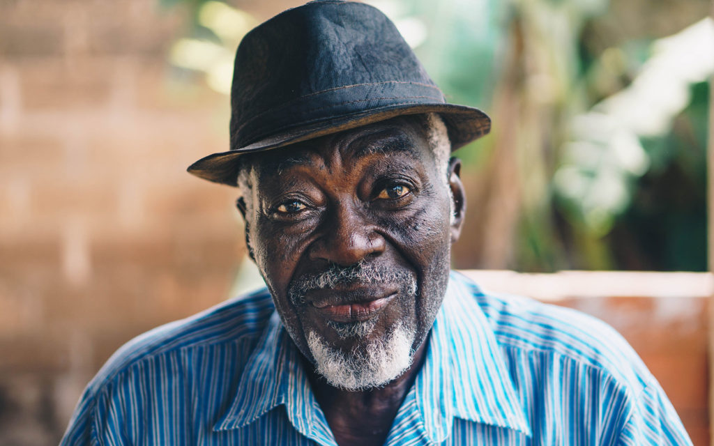 Elderly Man Smiling